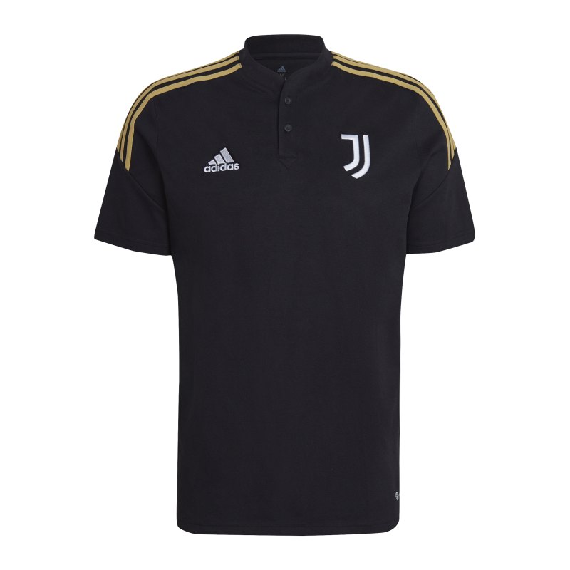adidas Juventus Turin Poloshirt Schwarz - schwarz