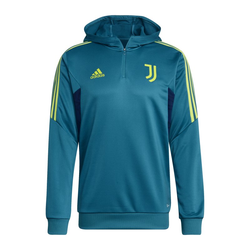 adidas Juventus Turin HalfZip Sweatshirt Blau - blau