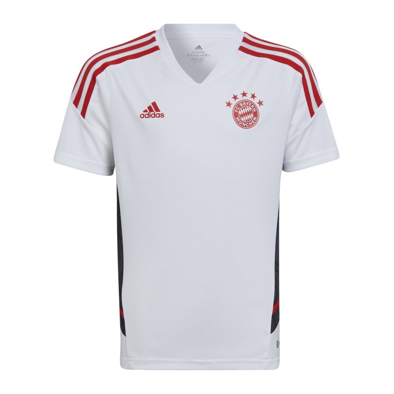 adidas FC Bayern München Trainingsshirt Kids Weiss - weiss