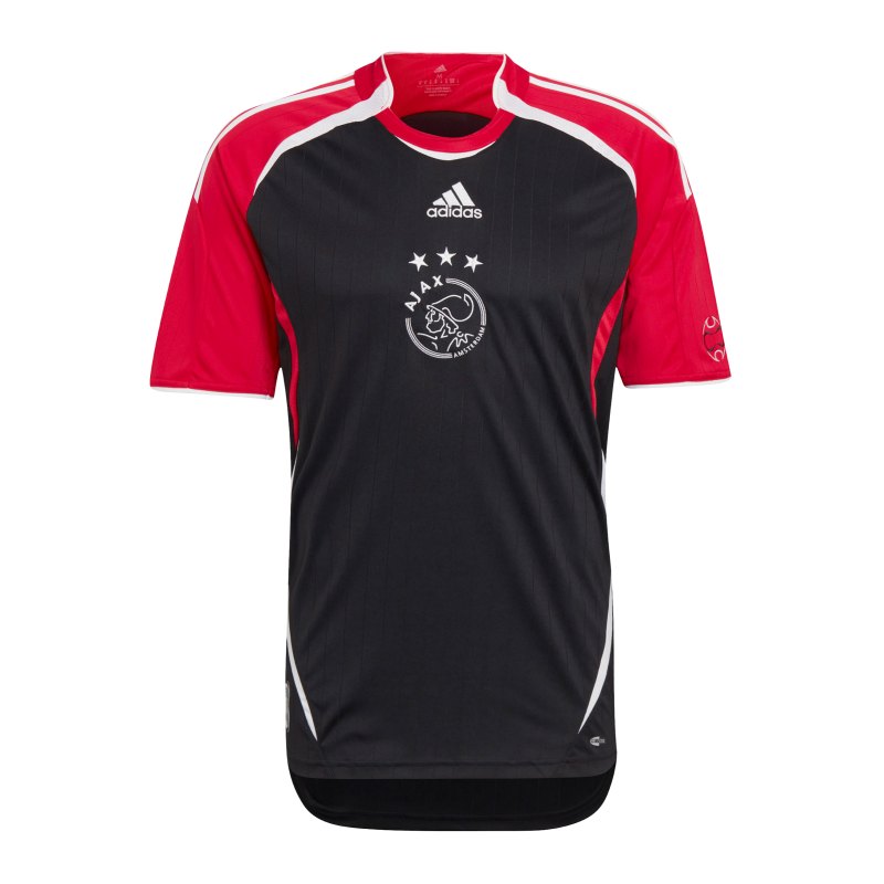 adidas Ajax Amsterdam Loose Trainingsshirt Schwarz - schwarz