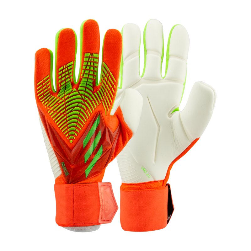 adidas Predator Competition NC Game Data TW-Handschuhe Rot Grün - orange