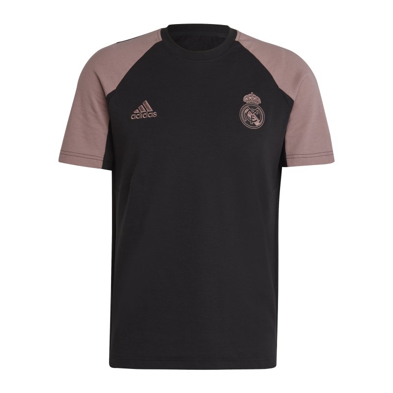 adidas Real Madrid Travel T-Shirt Schwarz - schwarz