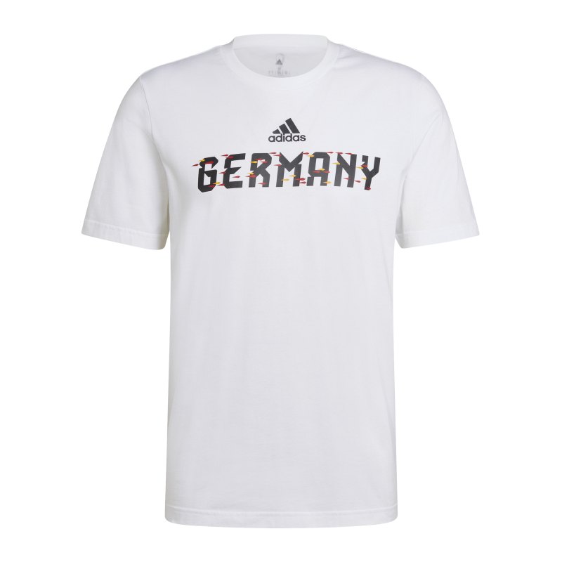adidas DFB Deutschland T-Shirt Weiss - weiss