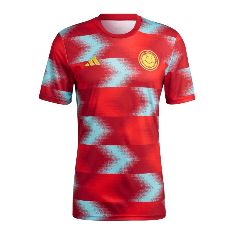 adidas Kolumbien Prematch Shirt 2022 Gelb - gelb