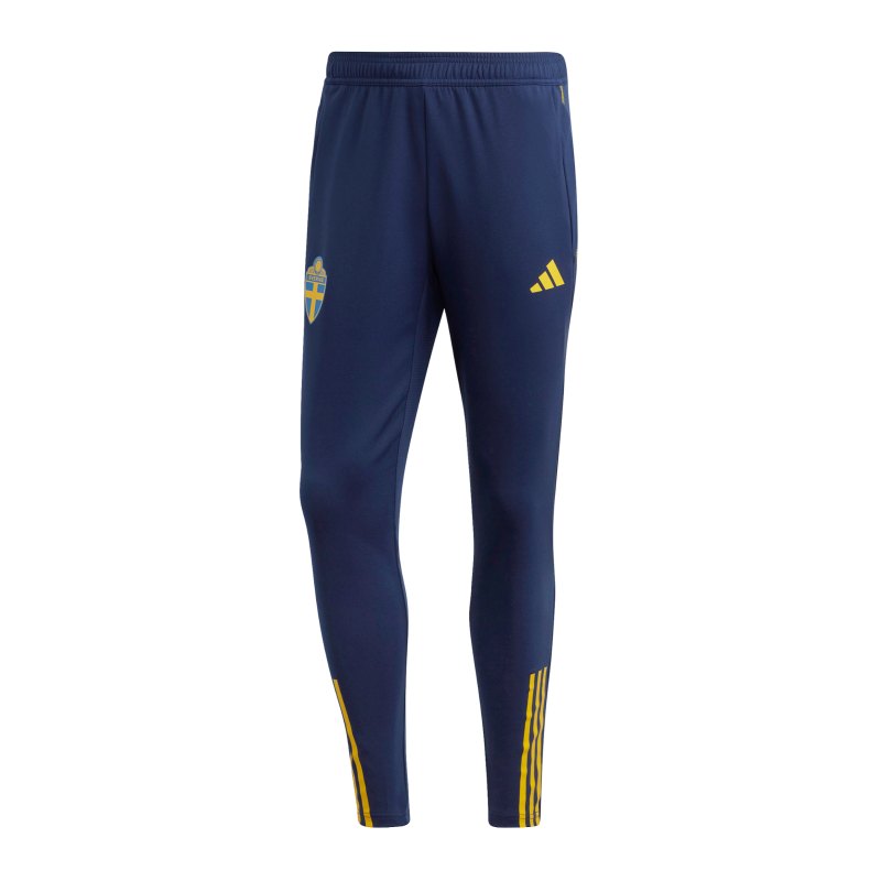 adidas Schweden Trainingshose Blau Gelb - blau