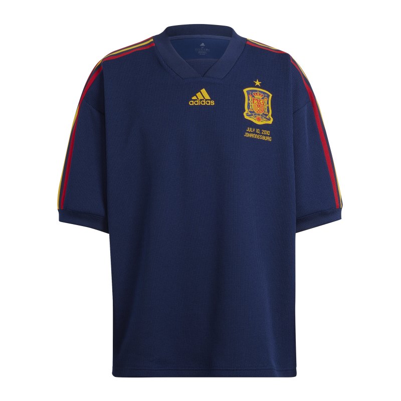 adidas Spanien Icon 34 Jersey Blau Rot - blau