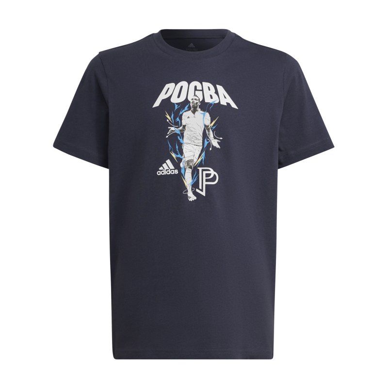 adidas Graphic Pogba T-Shirt Kids Blau - blau