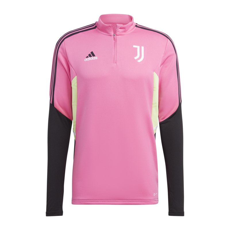 adidas Juventus Turin HalfZip Sweatshirt Pink - pink