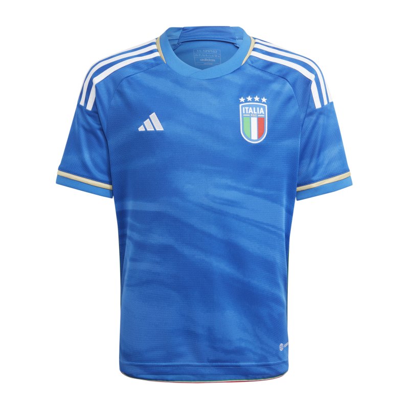 adidas Italien Trikot Home 2023 Kids Blau - blau