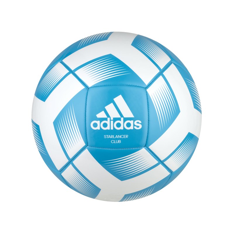 adidas Starlancer Club Trainingsball Blau Weiss - hellblau