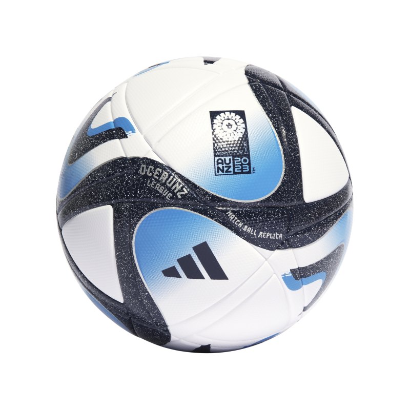 adidas Oceaunz League Trainingsball Weiss Blau - weiss