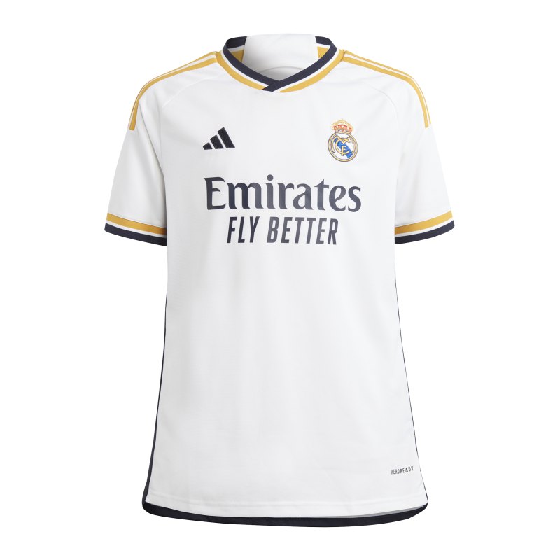 adidas Real Madrid Trikot Home 2023/2024 Kids Weiss - weiss