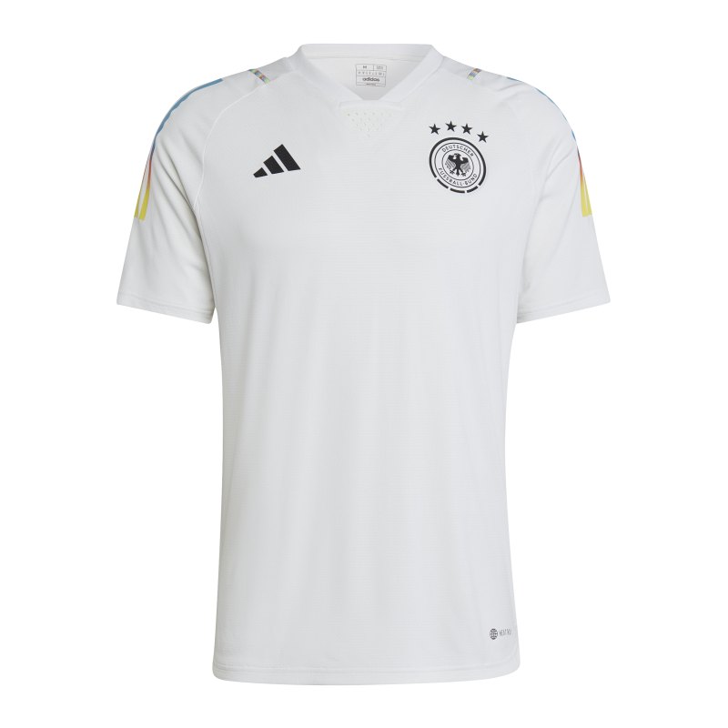 adidas DFB Deutschland Prematch Shirt WM2022 Weiss - weiss
