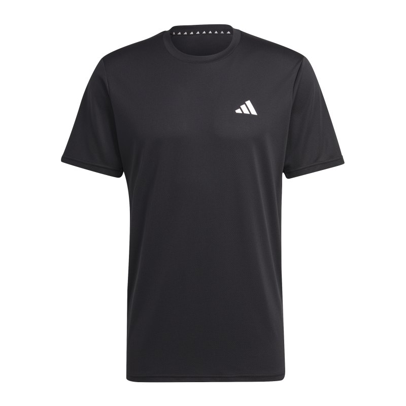 adidas Performance Base T-Shirt Schwarz Weiss - schwarz