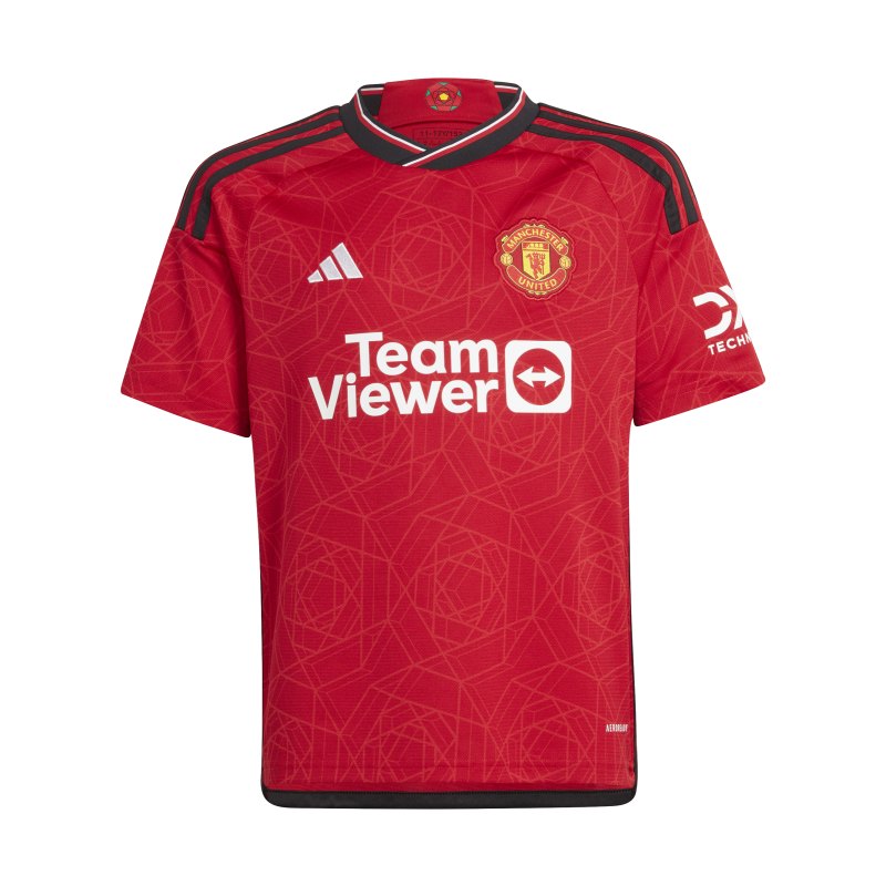 adidas Manchester United Trikot Home 2023/2024 Kids Rot - rot