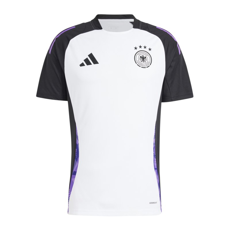 adidas DFB Deutschland Trainingsshirt EM 2024 Weiss - weiss