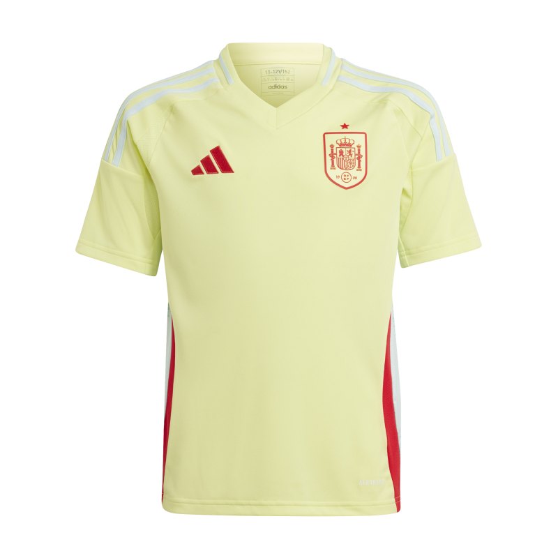 adidas Spanien Trikot Away EM 2024 Kids Yellow - gelb