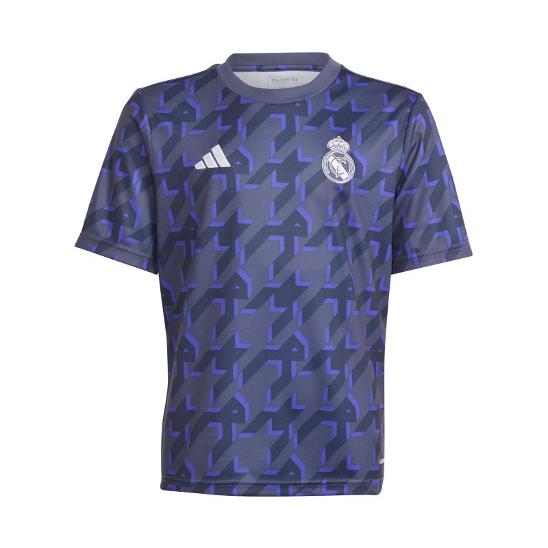 adidas Real Madrid Prematch Shirt 2023/2024 Kids - blau