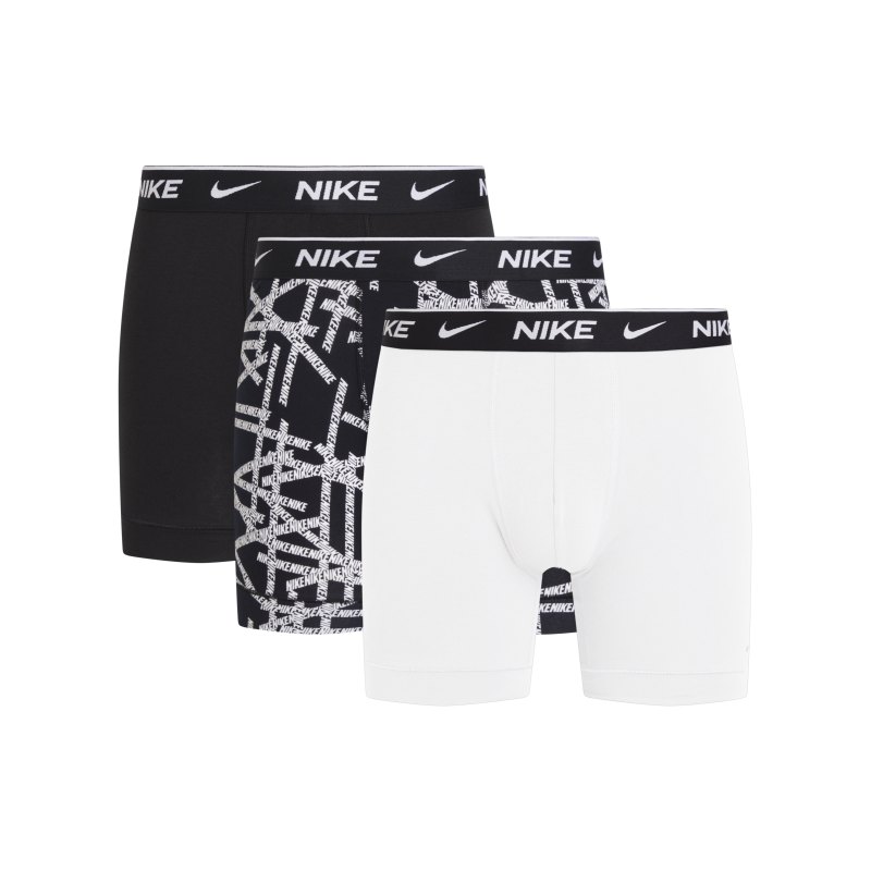 Nike Cotton Brief Boxershort 3er Pack F1KI - weiss