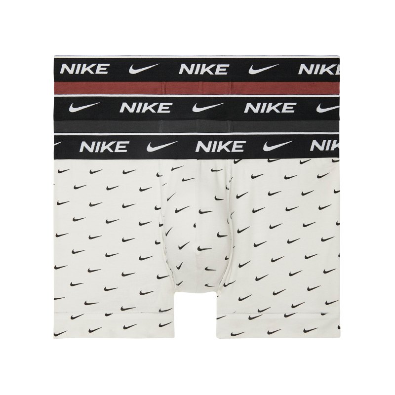 Nike Cotton Trunk Boxershort 3er Pack F2NF - mehrfarbig