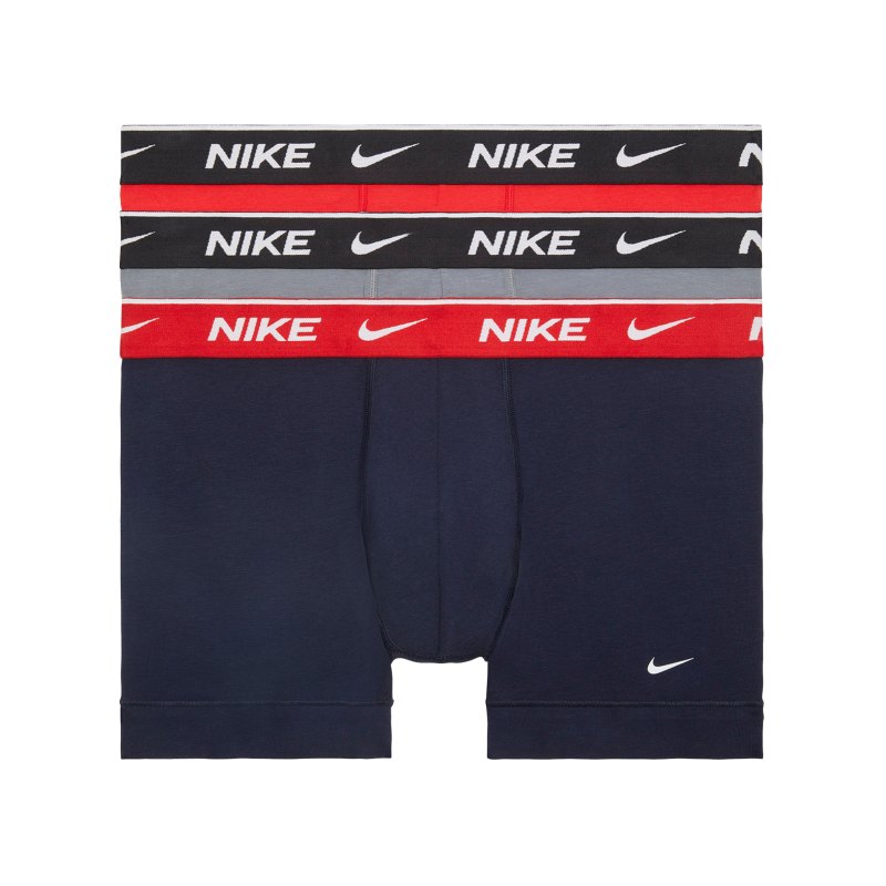 Nike Cotton Trunk Boxershort 3er Pack F9JJ - mehrfarbig