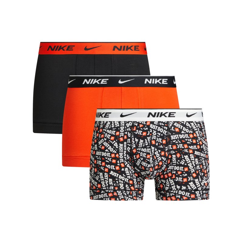 Nike Cotton Trunk Boxershort 3er Pack FGOV - mehrfarbig