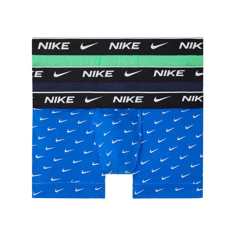 Nike Cotton Trunk Boxershort 3er Pack FZTQ - mehrfarbig