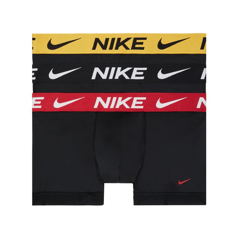 Nike Dri-Fit Micro Trunk Boxershort 3er Pack FM1P - schwarz