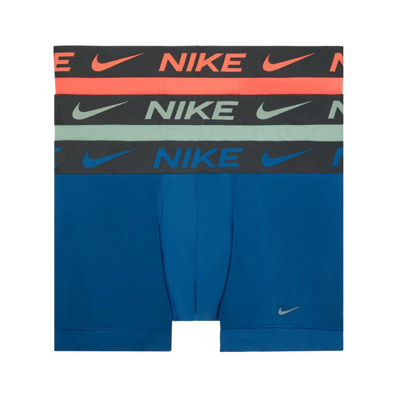 Nike Dri-Fit Micro Trunk Boxershort 3er Pack FTVY - mehrfarbig