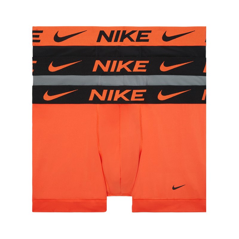 Nike Trunk 3er Pack Boxershort Orange FTWZ - mehrfarbig