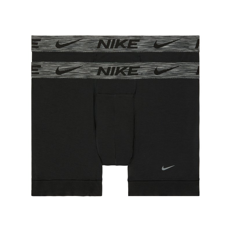 Nike Dri-Fit Reluxe Trunk Boxershort 2er Pack FUB1 - schwarz