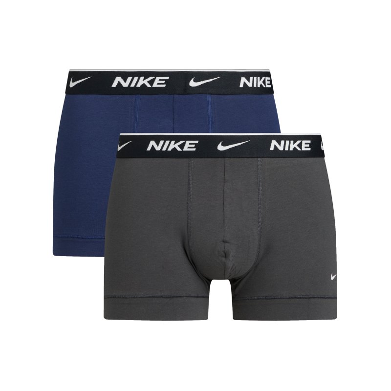 Nike Cotton Trunk Boxershort 2er Pack FKBP - blau