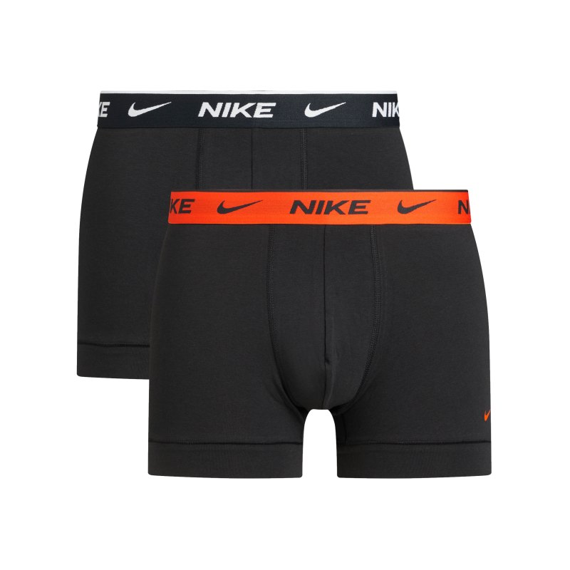Nike Cotton Trunk Boxershort 2er Pack Schwarz FKUR - schwarz