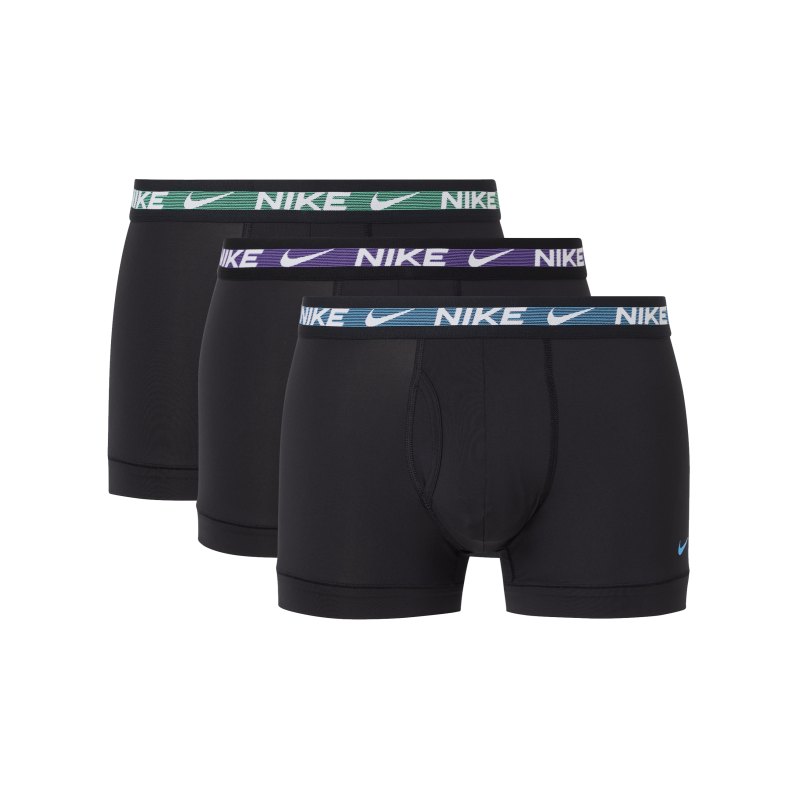 Nike Dri-Fit Trunk Boxershort 3er Pack F2NV - schwarz