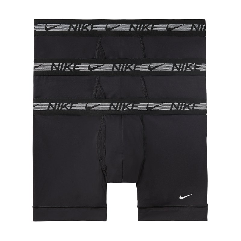 Nike Dri-Fit Trunk Boxershort 3er Pack FUB1 - schwarz