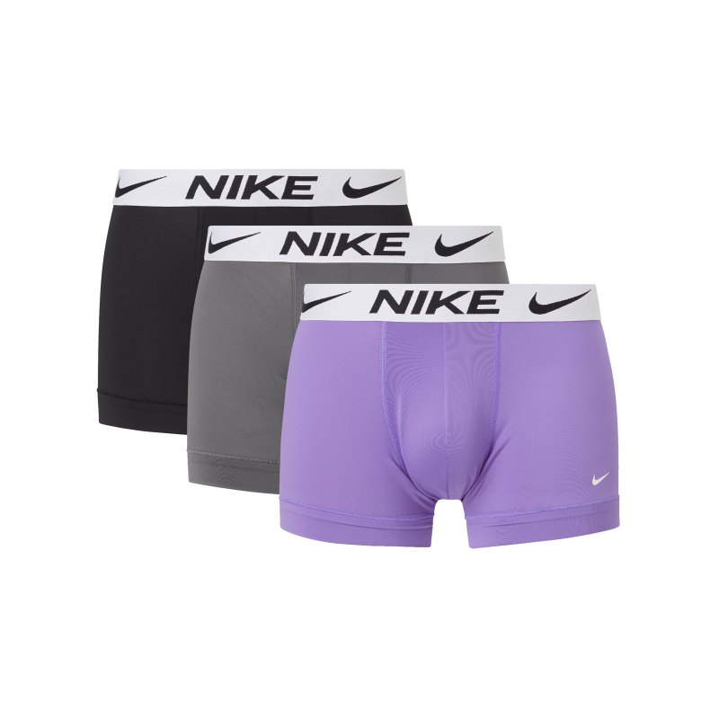 Nike Dri-Fit Micro Trunk Boxershort 3er Pack FAMT - lila