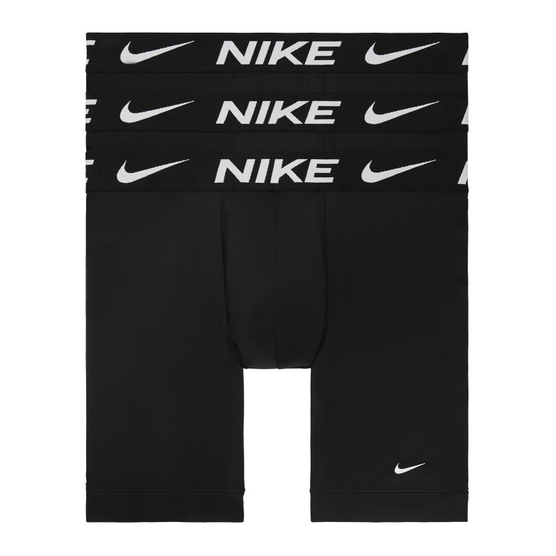 Nike Brief Long Boxershort 3er Pack FUB1 - schwarz