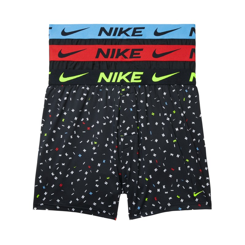 Nike Dri-Fit Micro Knit Boxershort 3er Pack F2NF - schwarz