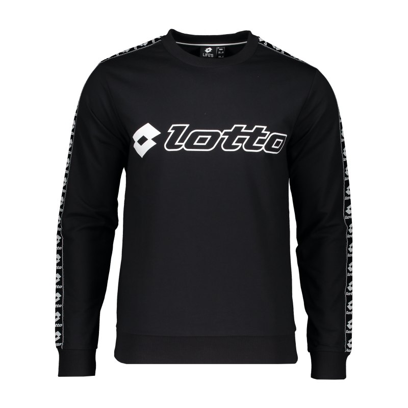 Lotto Athletica Sweatshirt Schwarz F000 - schwarz