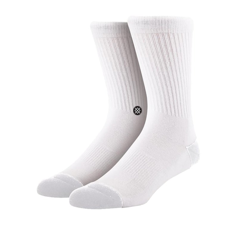 Stance Uncommon Solids Icon Socks 3er Pack Weiss - weiss