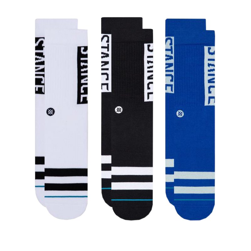 Stance OG 3er Pack Socken Multicolor - schwarz