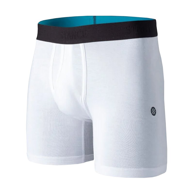 Stance Staple 6in 2 Pack Boxershort Weiss - weiss