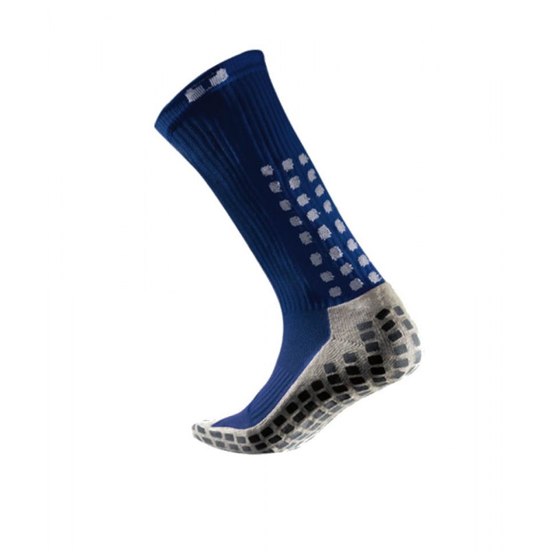 TruSox Socken Mid Calf Cushion Blau Weiss - blau