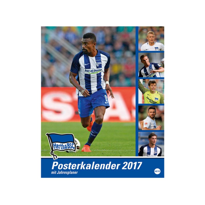 Hertha BSC 2017 Posterkalender Blau Weiss - blau