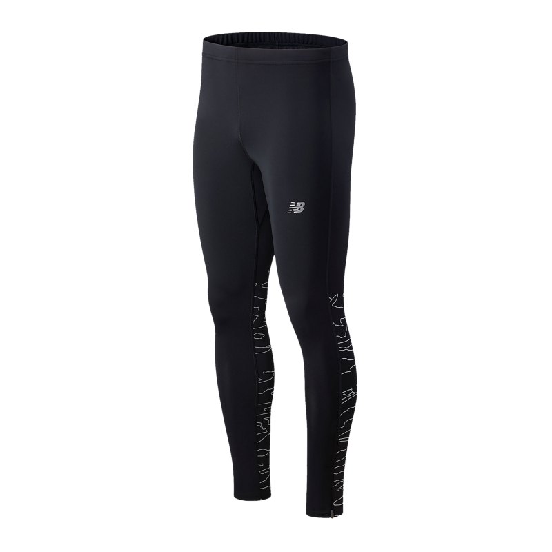 New Balance Accelerate Printed Tight Running FCMO - schwarz