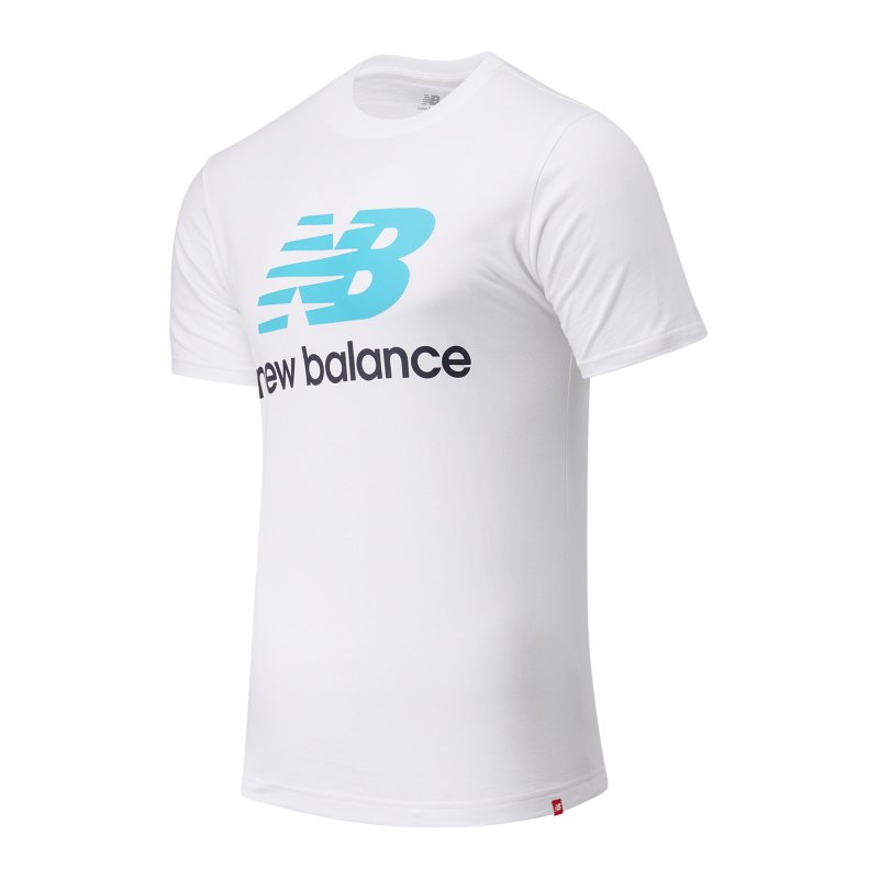 New Balance Essentials Stacked Logo T-Shirt FVLS - weiss