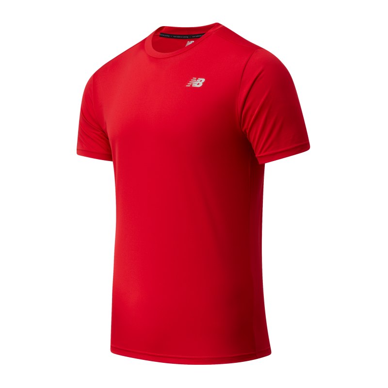 New Balance Core T-Shirt Rot FREP - Rot