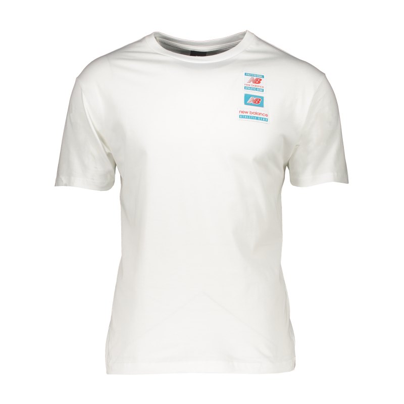 New Balance Essentials Tag T-Shirt Weiss FWT - weiss