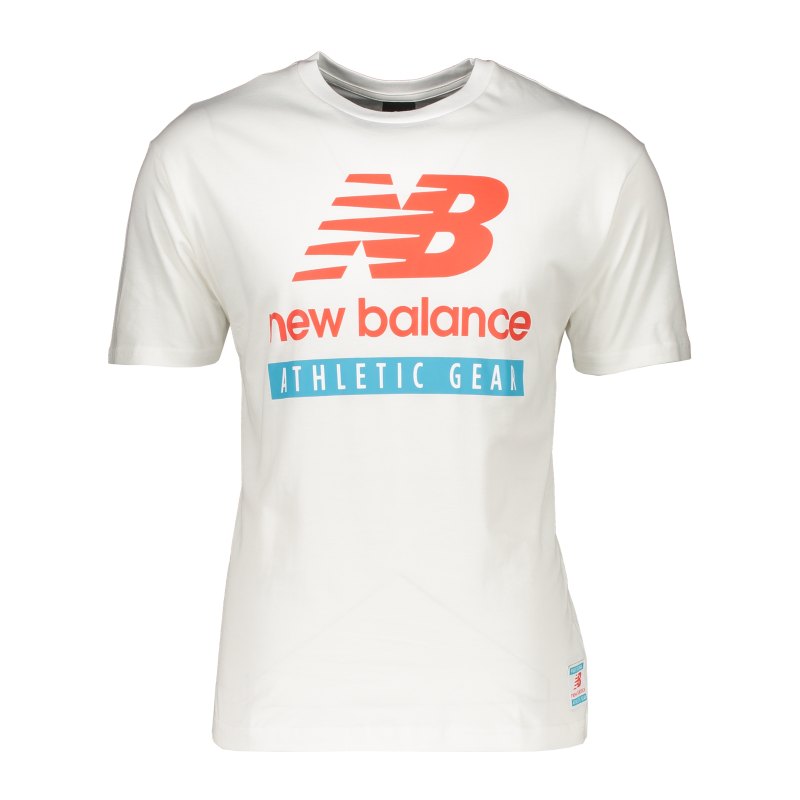 New Balance Essentials Logo T-Shirt Weiss FWT - weiss