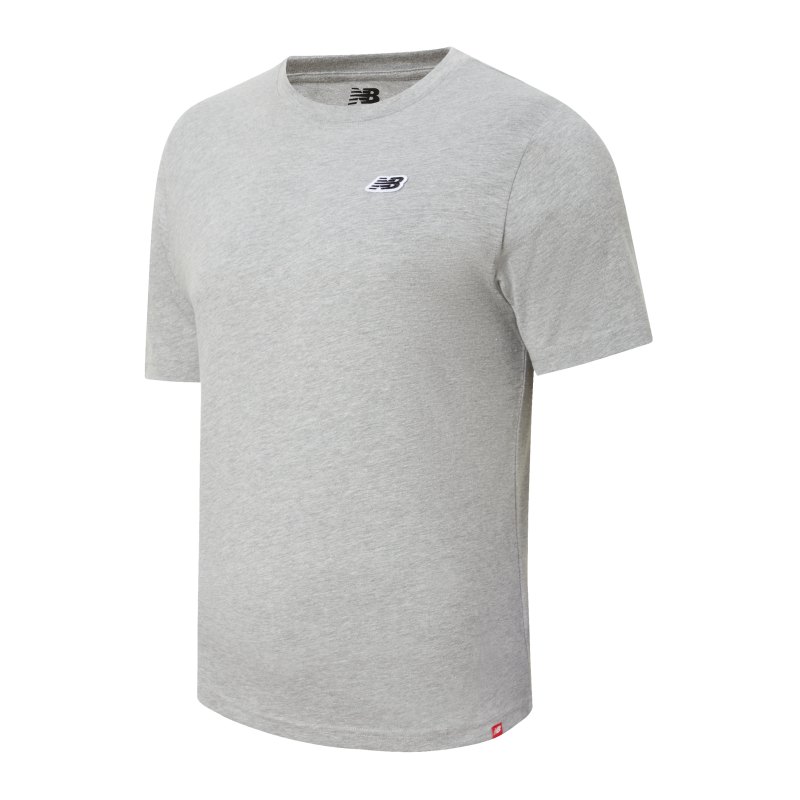 New Balance Red Logo T-Shirt Grau FAG - grau